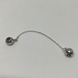 Pandora Safety Chain Charm Silver New
